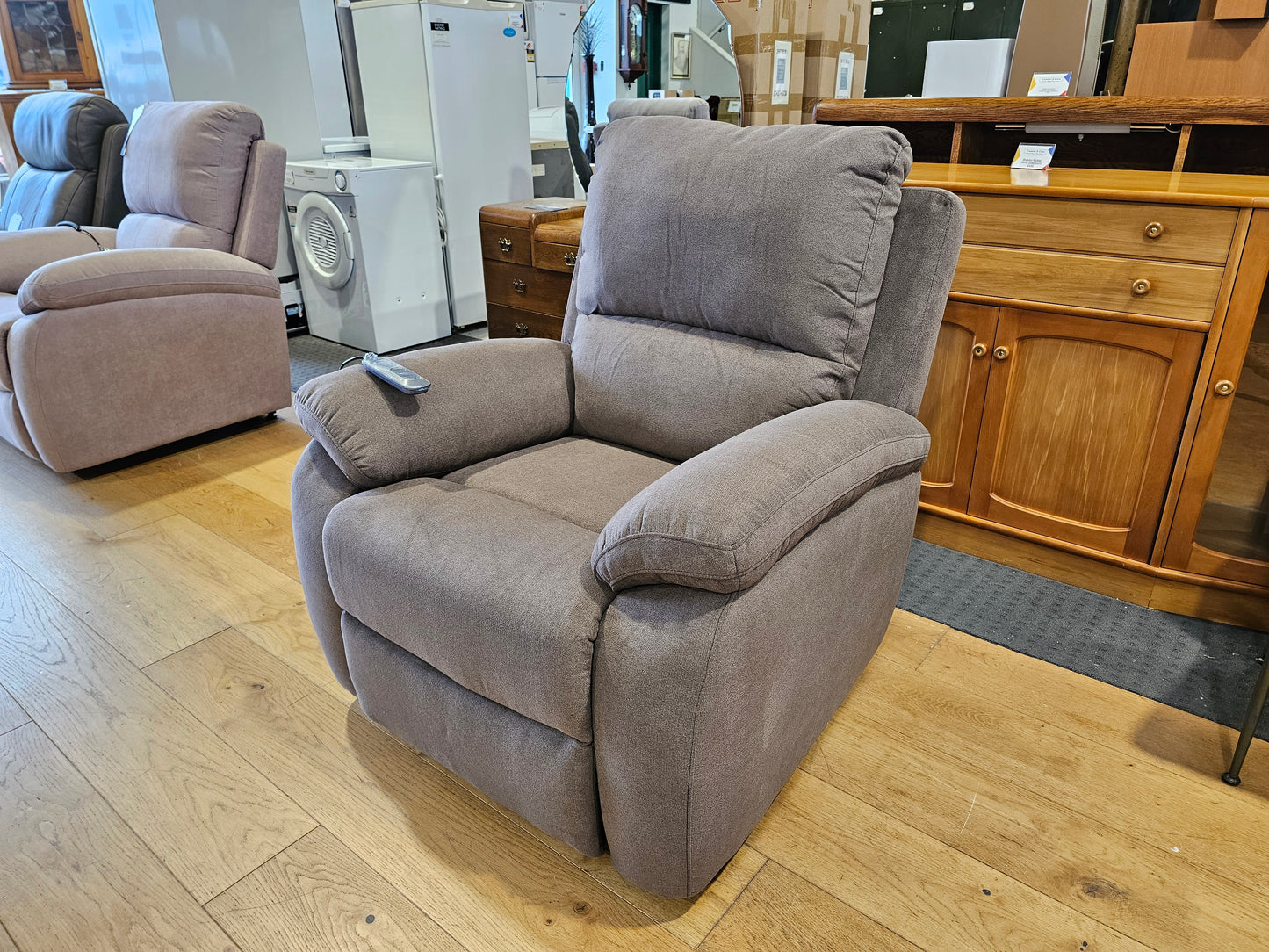 LANGLEY Fabric Lift Chair - Mink