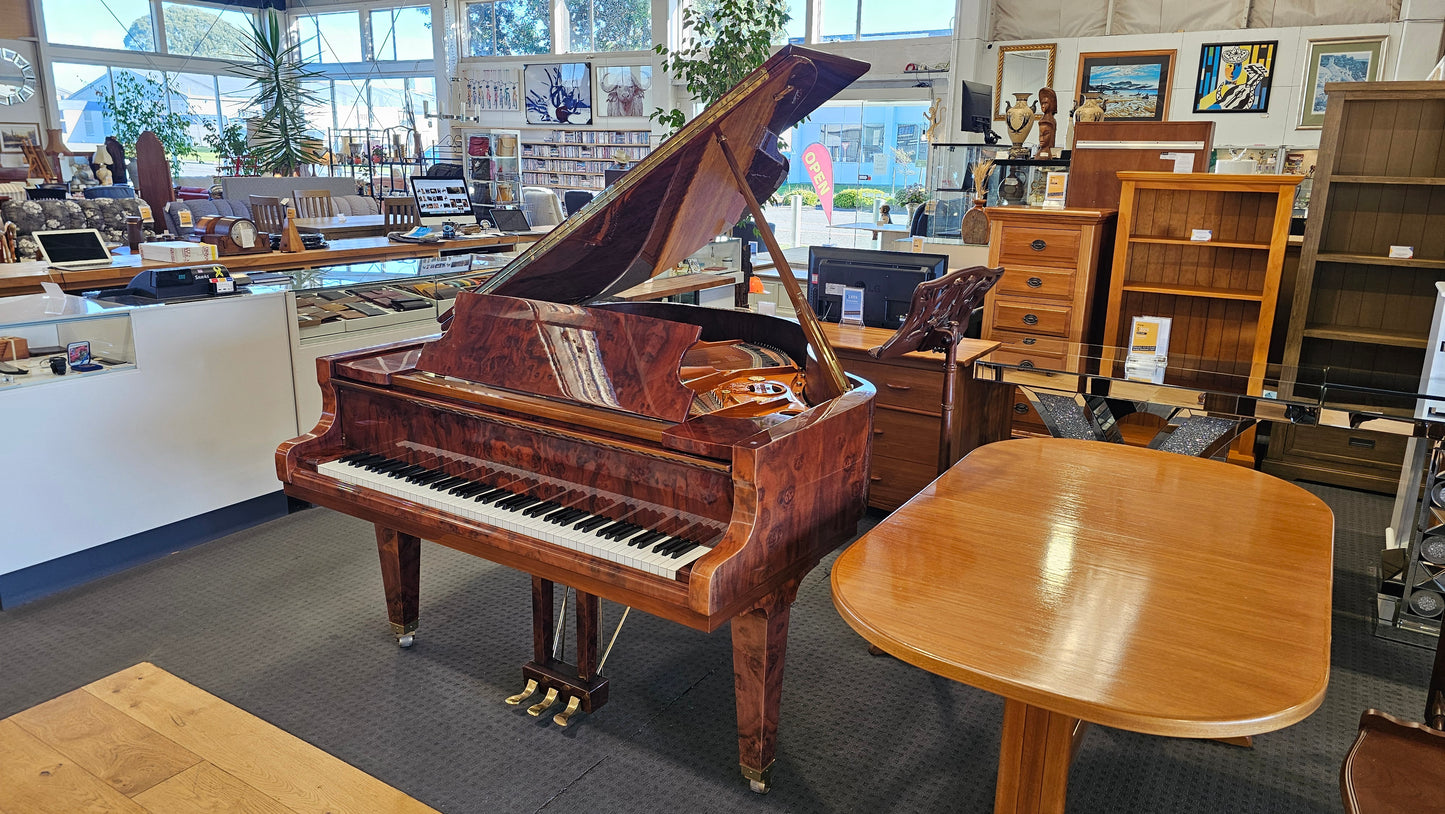 Schimmel Konzert Grand Piano, K-169 - Burr Walnut Polish