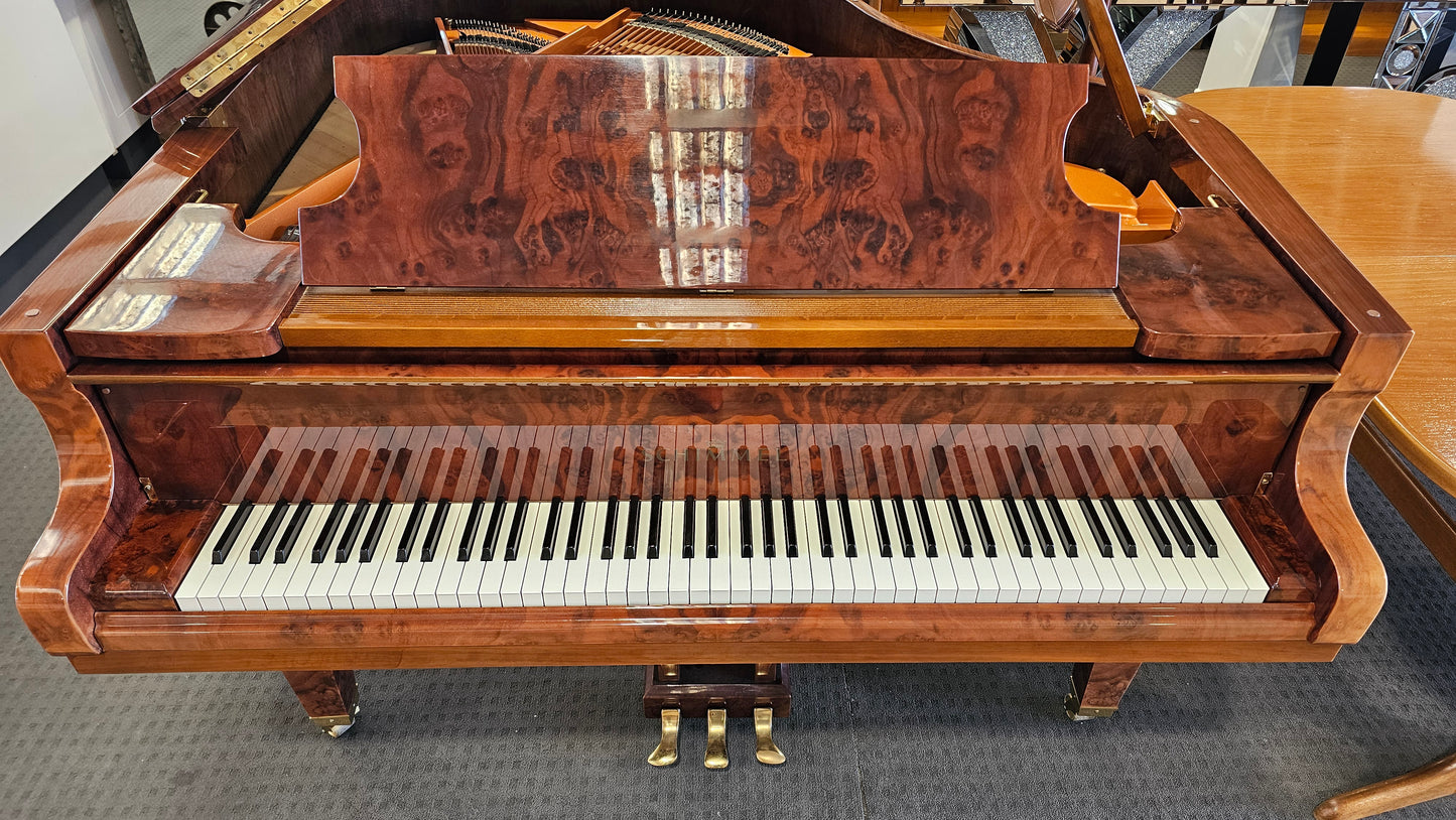 Schimmel Konzert Grand Piano, K-169 - Burr Walnut Polish
