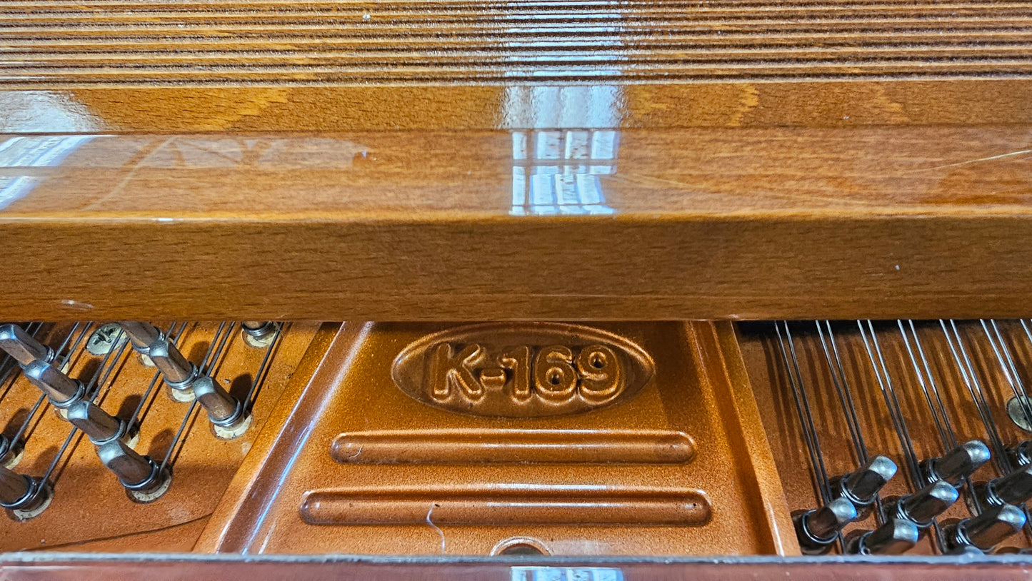 Schimmel Konzert Grand Piano, K-169 - Burr Walnut Polish