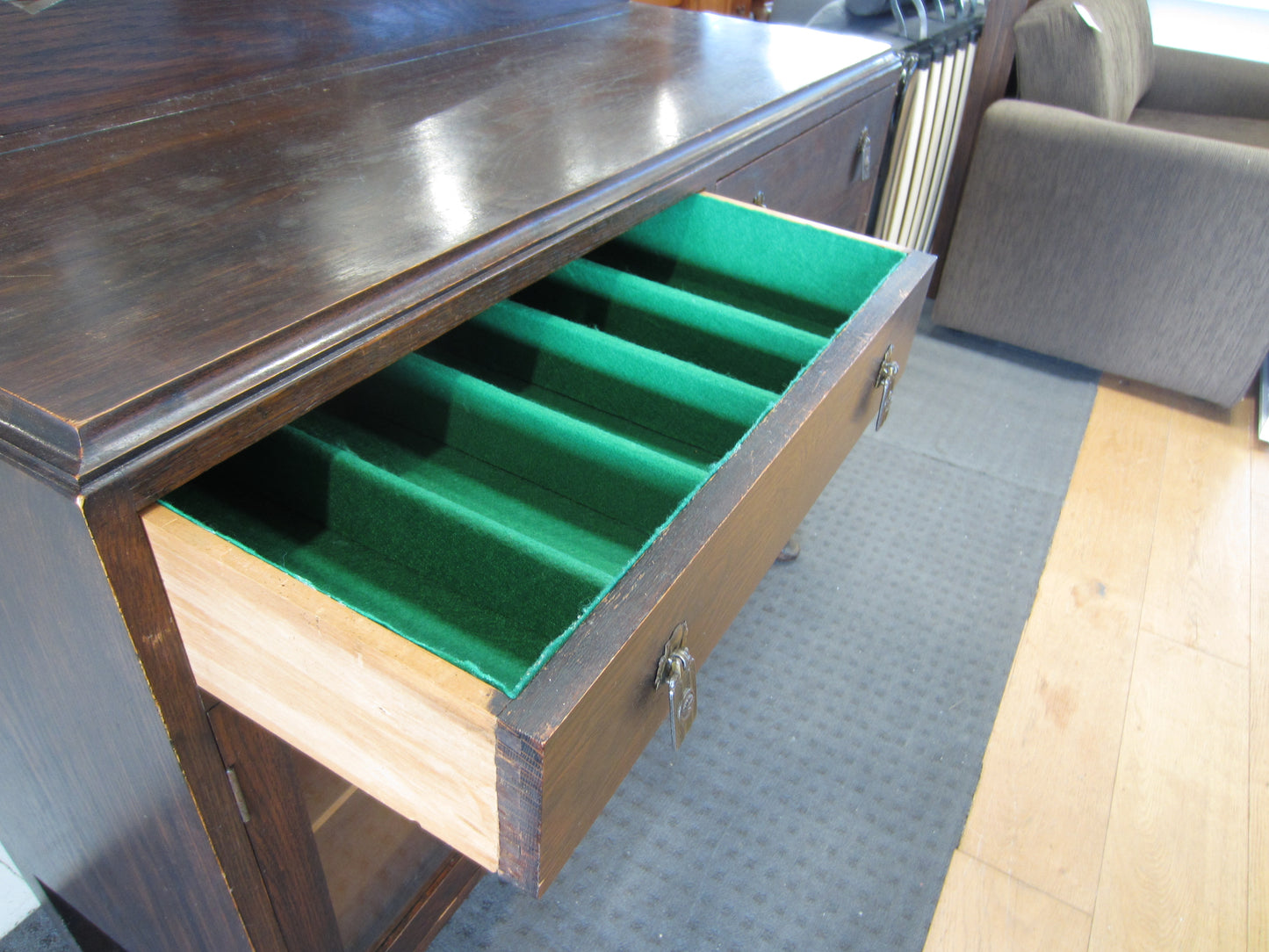 Art Deco Oak Sideboard