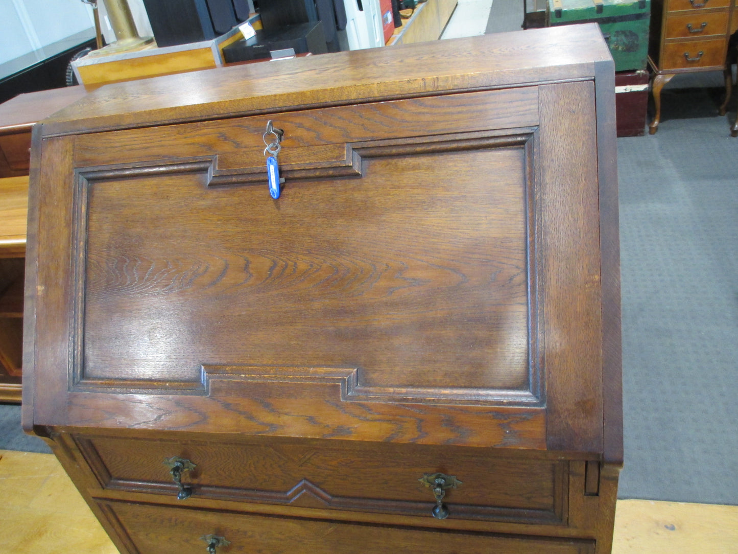 Oak Dropfront Desk
