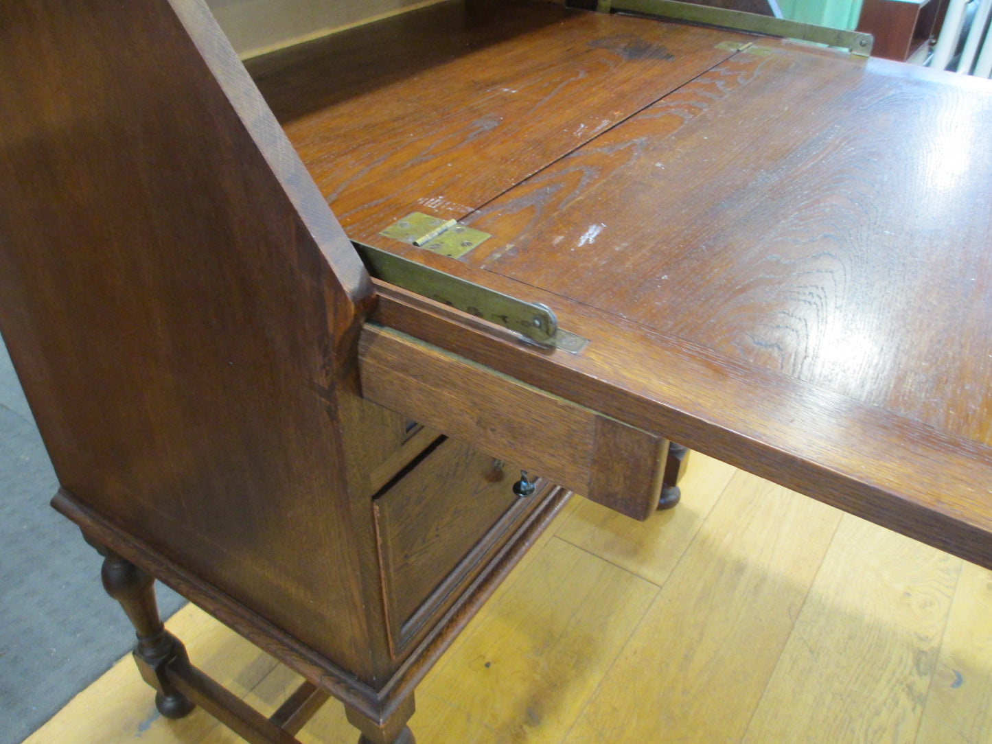 Oak Dropfront Desk
