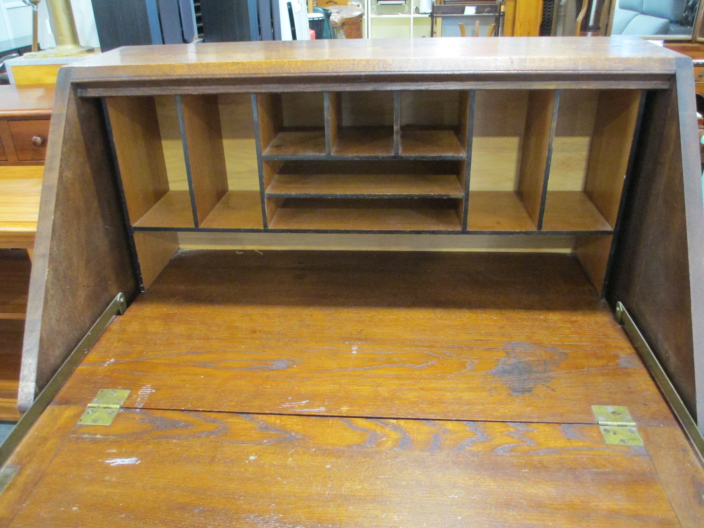 Oak Dropfront Desk
