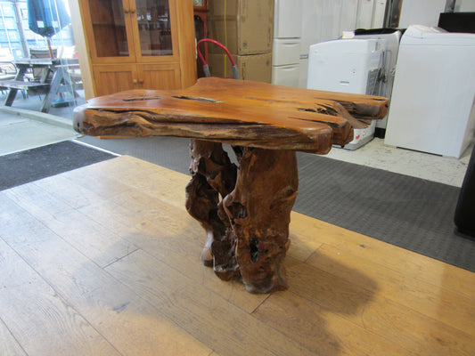 Solid Teak Root Console