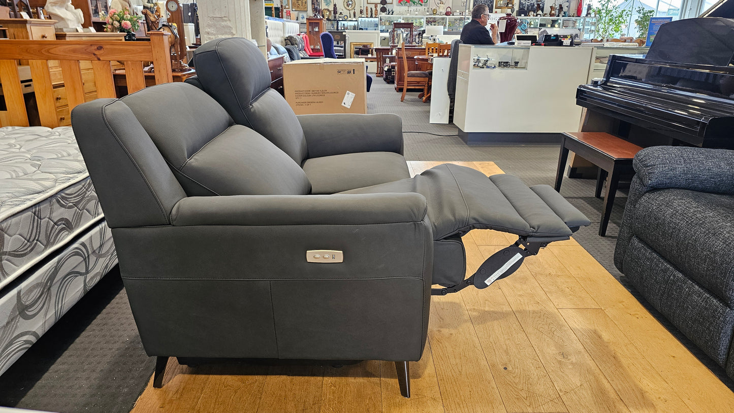 Sudbury 2 Seater Leather Electric Recliner Sofa