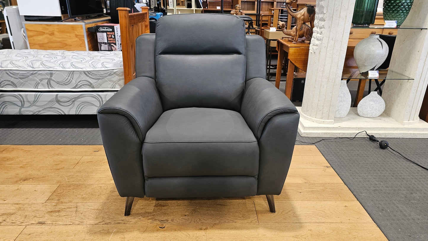 Sudbury Leather Electric Armchair