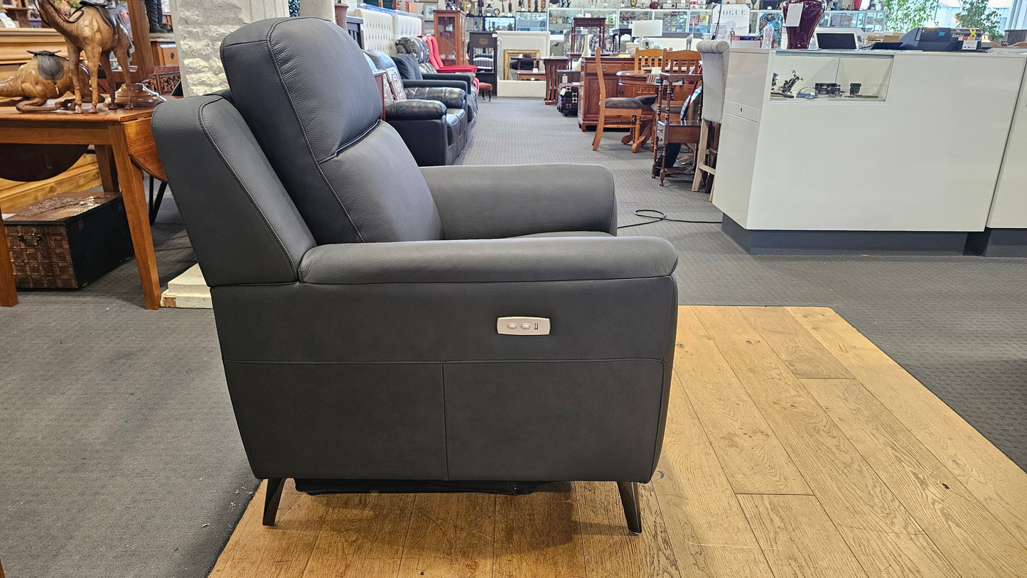 Sudbury Leather Electric Armchair