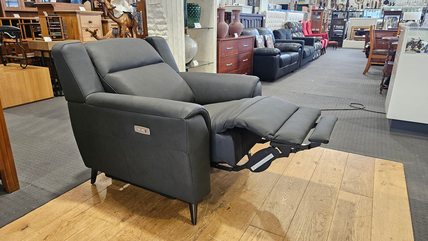 Sudbury Leather Electric Armchair