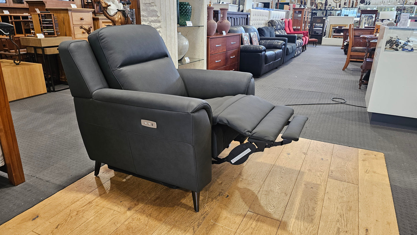 Sudbury Leather Electric Armchair