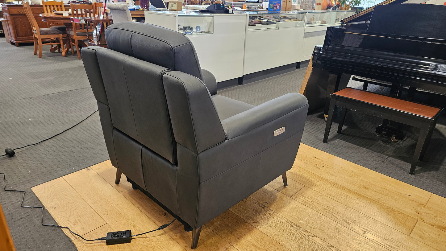 Sudbury Leather Electric Armchair