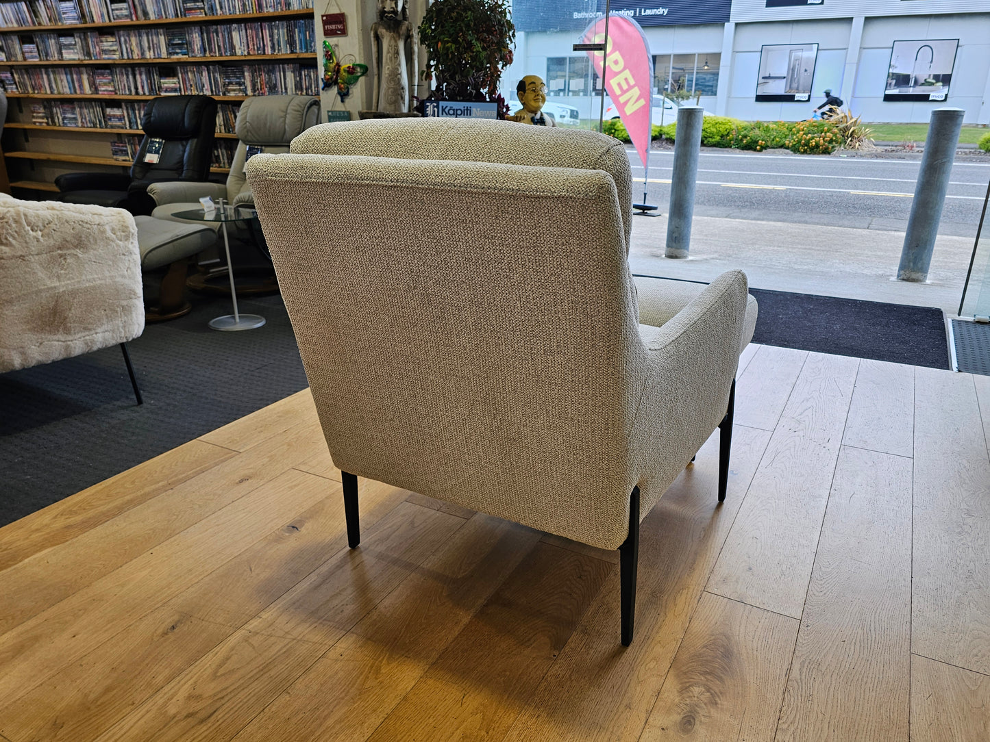 Yasmin Fabric Armchair & Footstool
