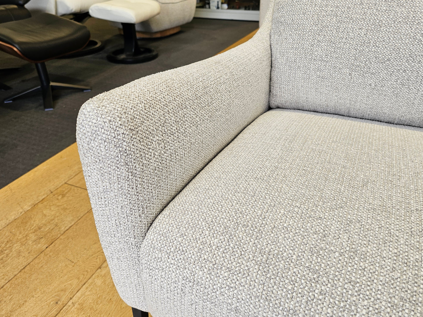 Yasmin Fabric Armchair & Footstool