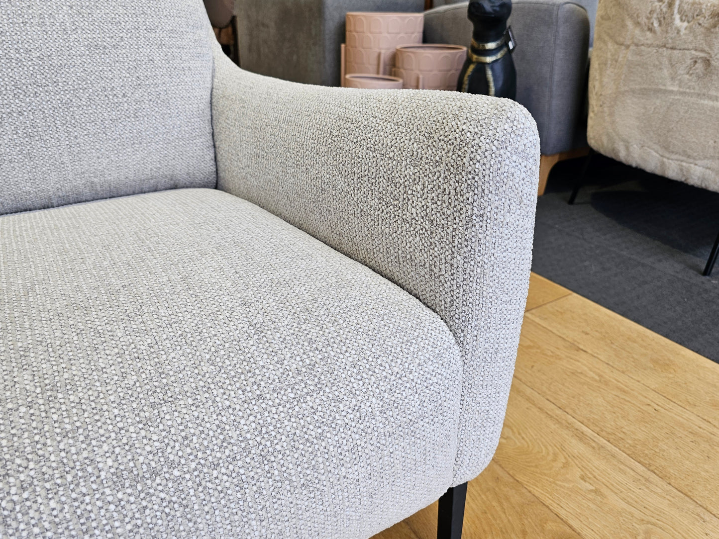 Yasmin Fabric Armchair & Footstool