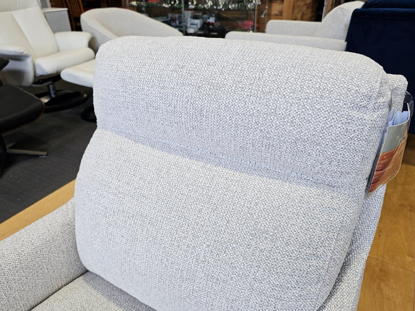 Yasmin Fabric Armchair & Footstool
