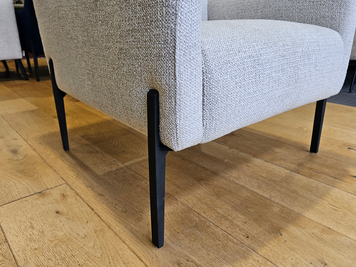Yasmin Fabric Armchair & Footstool