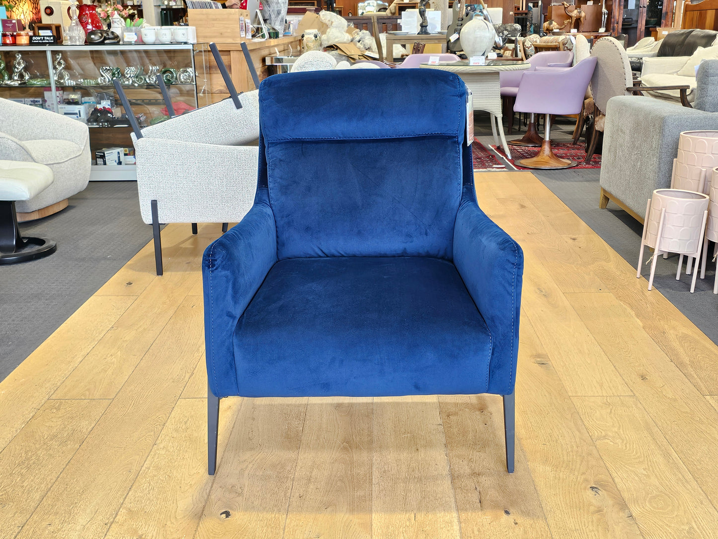 Yasmin Fabric Armchair & Footstool