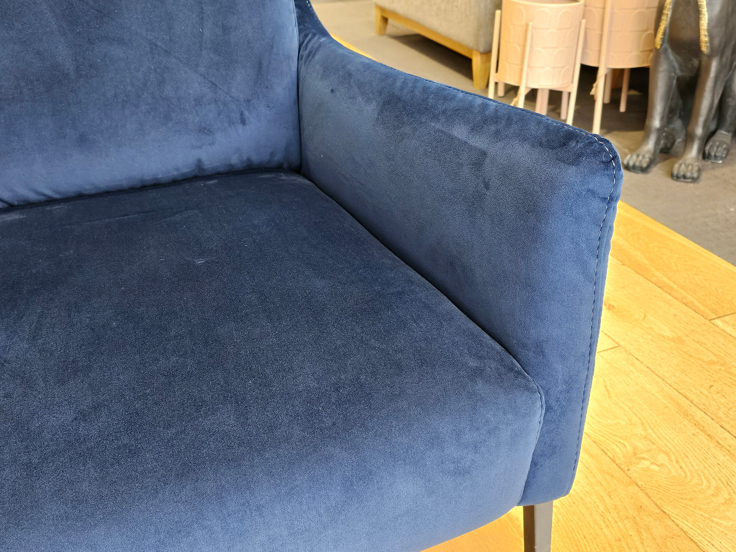 Yasmin Fabric Armchair & Footstool