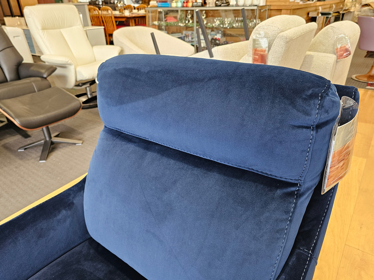 Yasmin Fabric Armchair & Footstool