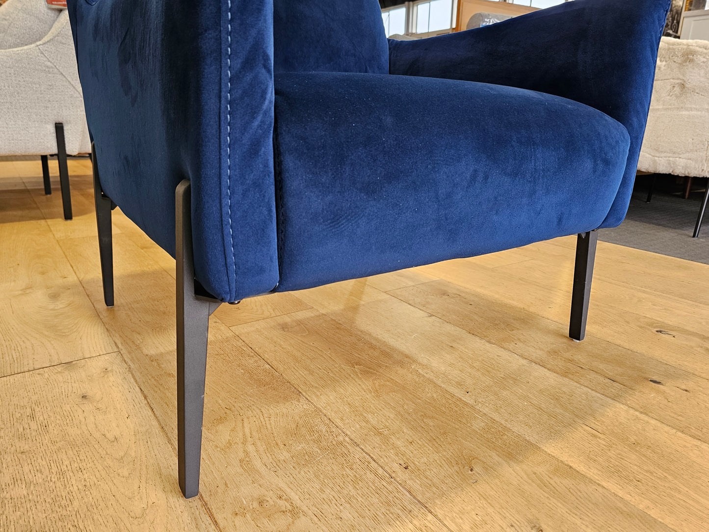 Yasmin Fabric Armchair & Footstool