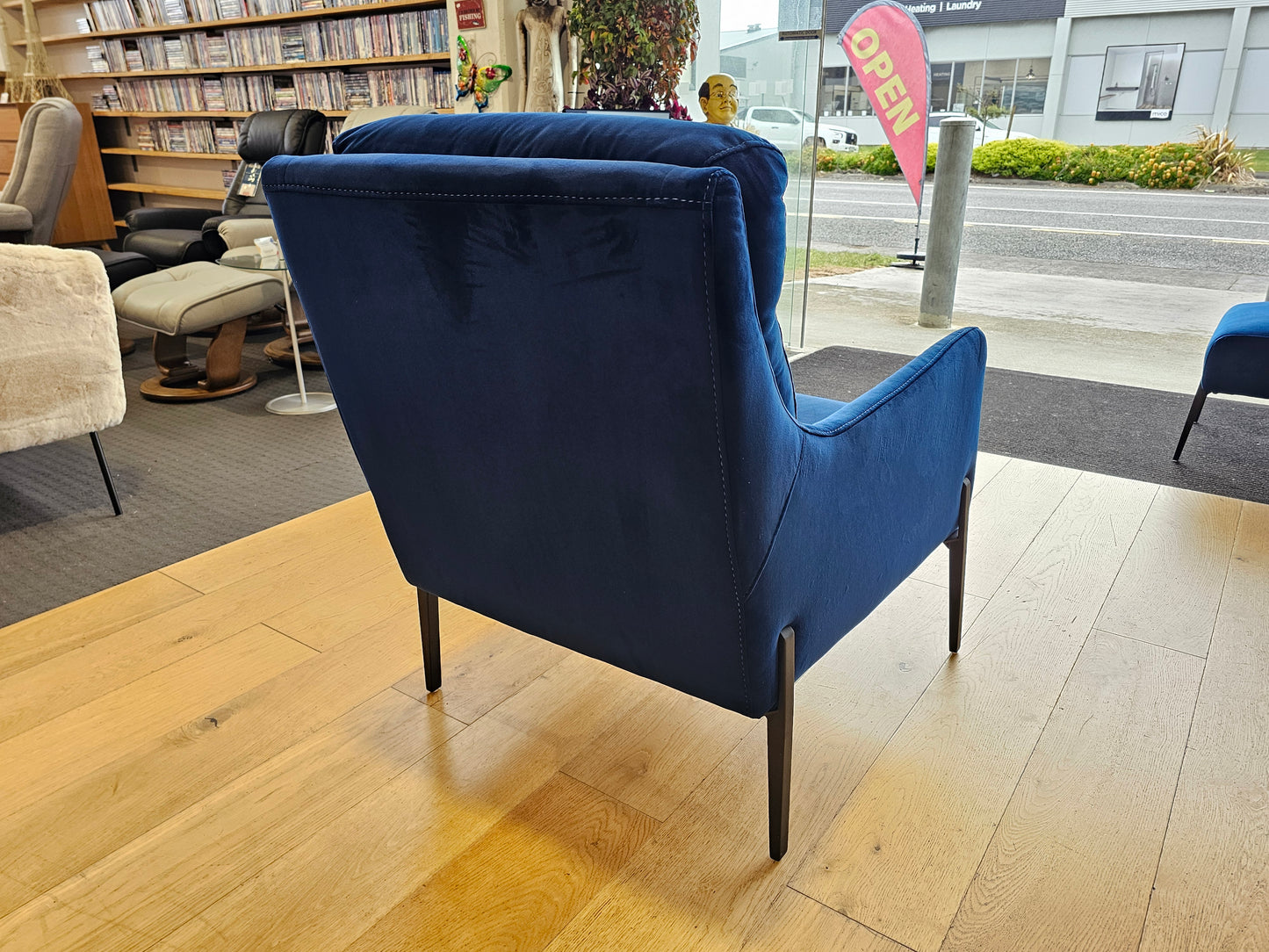 Yasmin Fabric Armchair & Footstool