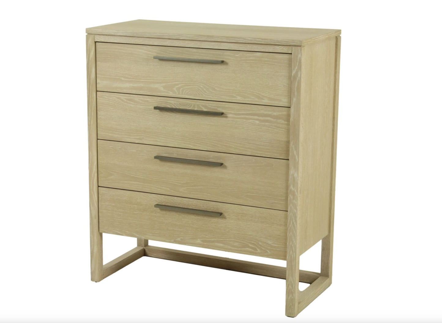 Porto 4 Drawer Tallboy "Coastal Brushed Oak"
