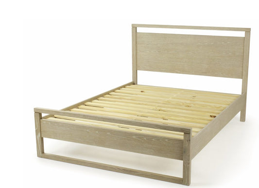 Porto Queen Bed "Coastal Brushed Oak"