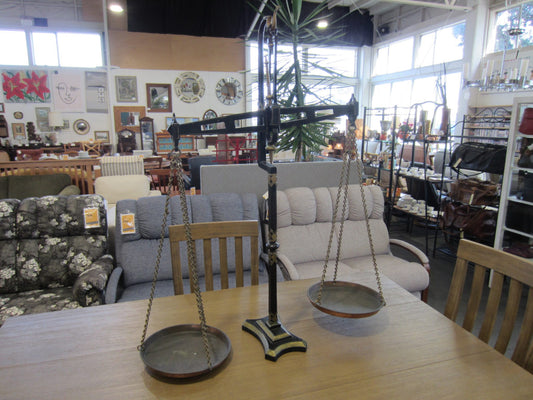 Large Antique Victorian Brass and Copper Scales