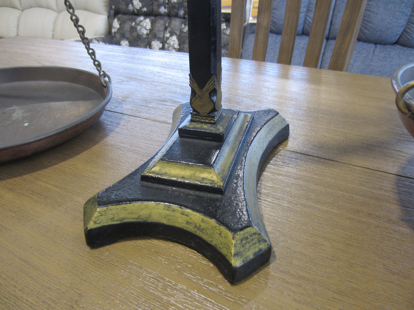 Large Antique Victorian Brass and Copper Scales