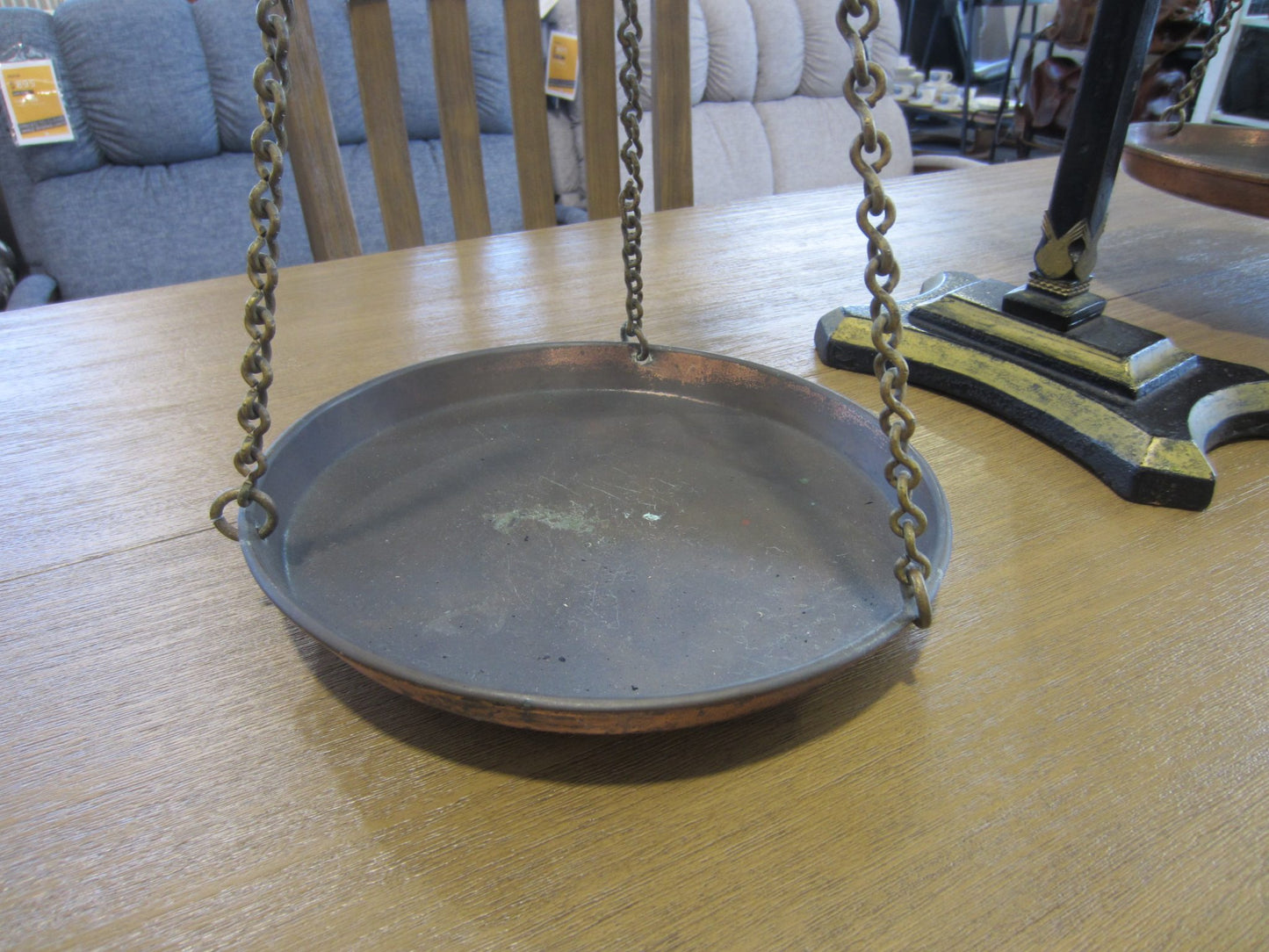 Large Antique Victorian Brass and Copper Scales