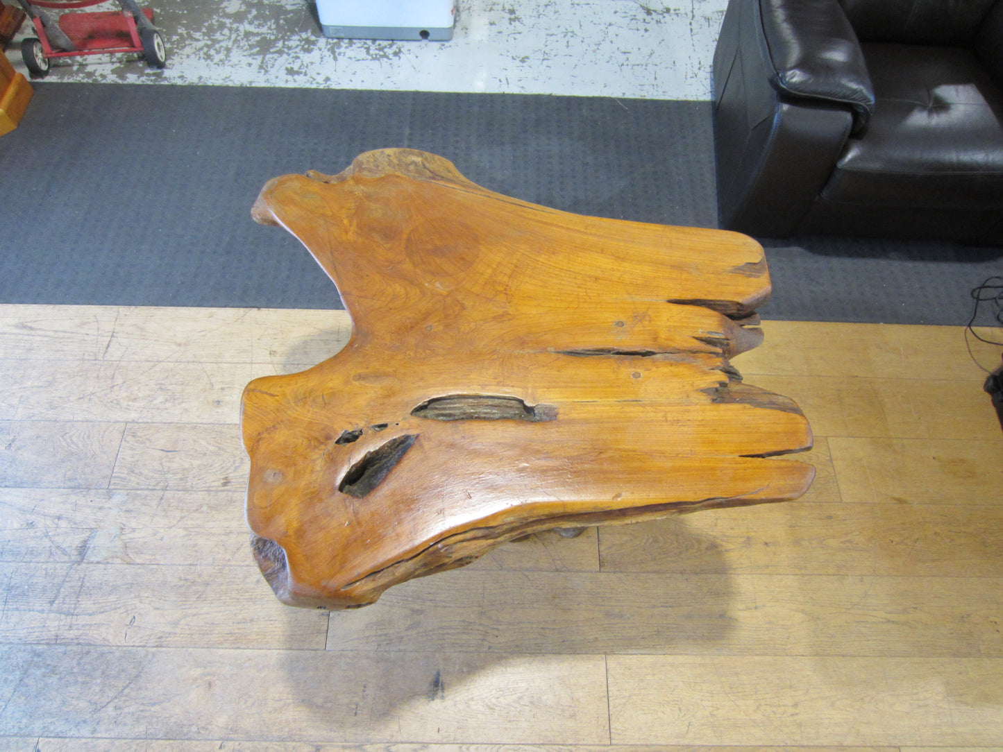 Solid Teak Root Console
