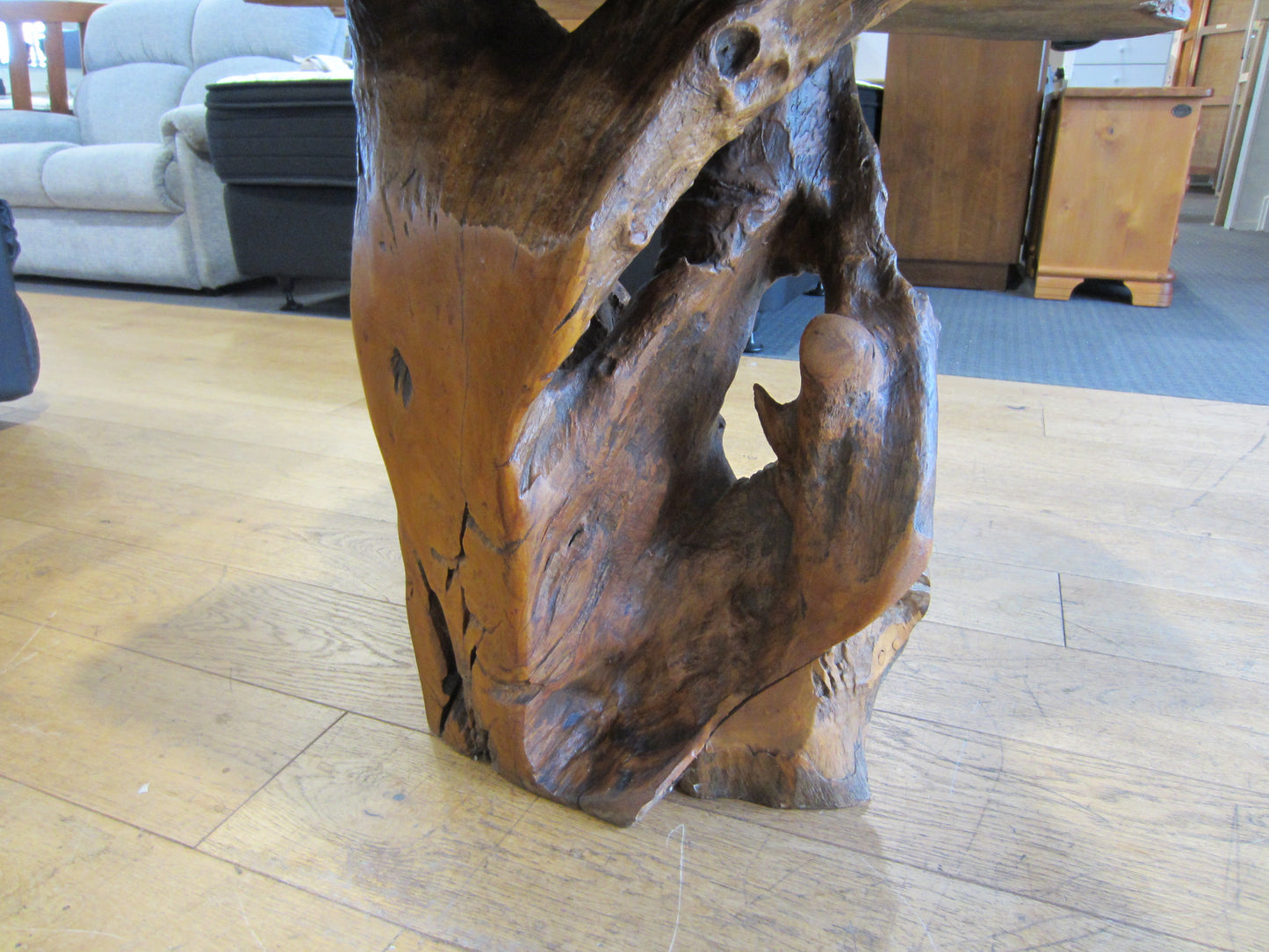 Solid Teak Root Console