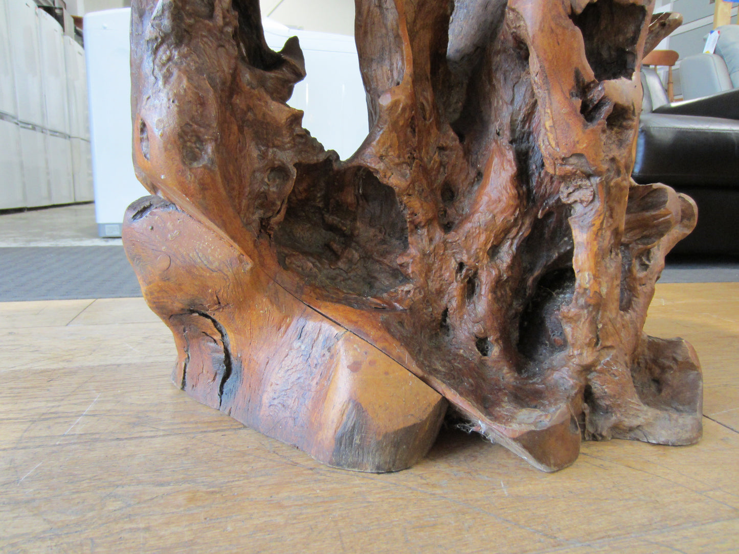 Solid Teak Root Console